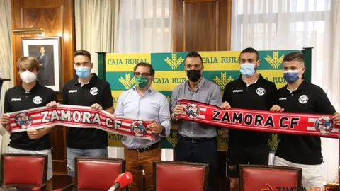 Presentación de los nuevos fichajes del Zamora CF