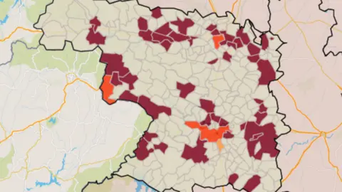 Mapa IA municipios a siete días (12 de agosto)