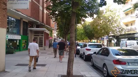 Viandantes por la Avenida Príncipe de Asturias