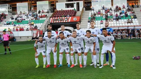 Once inicial del Zamora CF frente al Salamanca UDS.