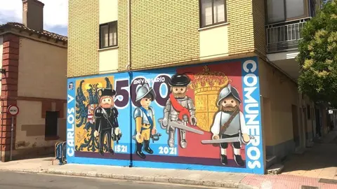 Nuevo mural homenaje a los Comuneros en el 500 aniversario