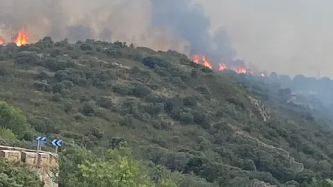 Incendio en la Granja de Moreruela