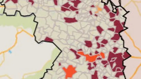 Mapa de riesgo por municipios