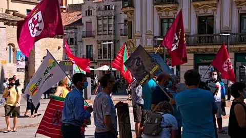 Foto de archivo de una manifestación de UPL