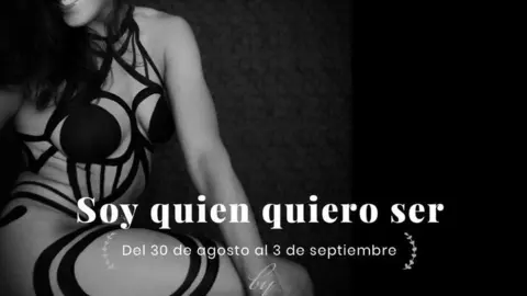 Sara García, en el cartel anunciador de la exposición, Foto Monika Teruelo/Facebook