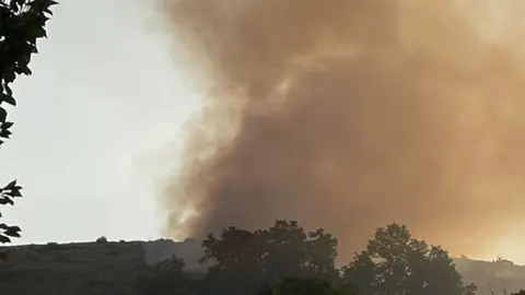 Incendio en Figueruela de Arriba