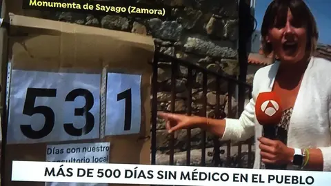 Contador médico en Monumenta de Sayago. Antena3 Noticias