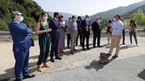Visita del consejero de Medio Ambiente al Centro de Control de Aucalsa