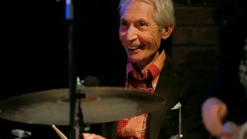 El batería de los Rolling, Charlie Watts