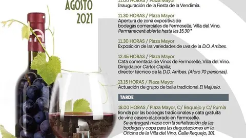 Fiesta de la vendimia PROGRAMA