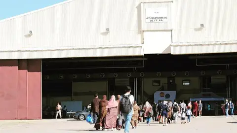 Imagen de las evacuaciones en Afganistán. Fotografía: Ministerio de Defensa
