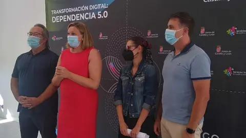 Isabel Blanco junto a Francisco Guarido