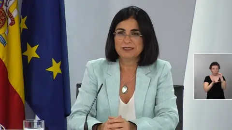 La ministra Carolina Darias