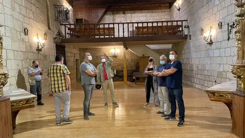 Visitas a las obras en la Iglesia de Santo Tomás Apóstol en Benegiles