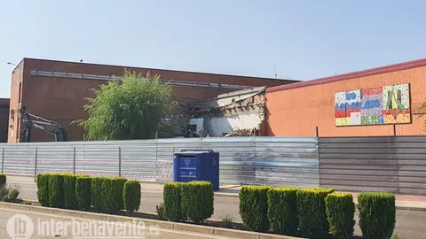 Obras en el IES Los Sauces: Fotografía: Interbenavente.es