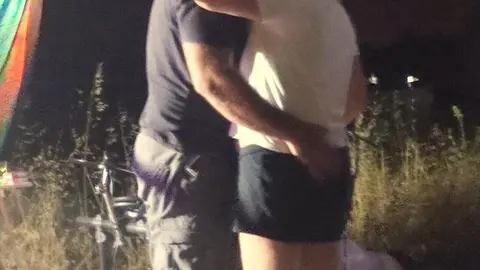 carmen y luismi beso