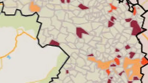 Mapa de incidencia por ZBS