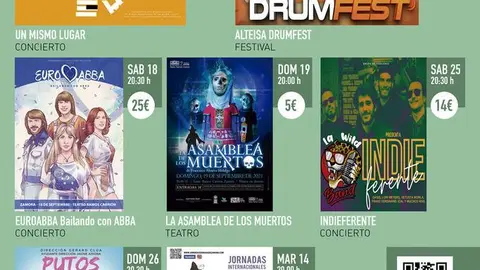 Cartelera Septiembre