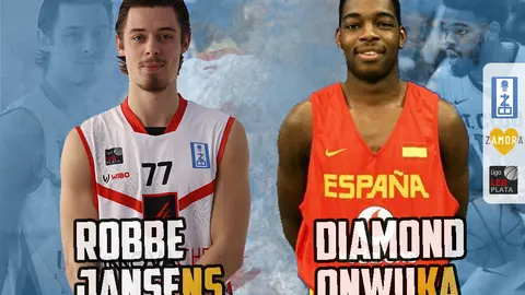 Robbe Jansens y Diamond Onwuka realizarán la pretemporada con el Zamora Enamora.