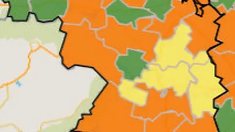 Mapa de incidencia por ZBS