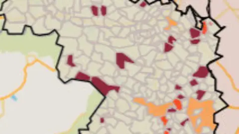 Mapa de incidencia por municipios