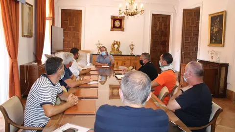 Reunión del Comité de Empresa de Zamora Limpia con el alcalde. Foto Ayuntamiento/Archivo