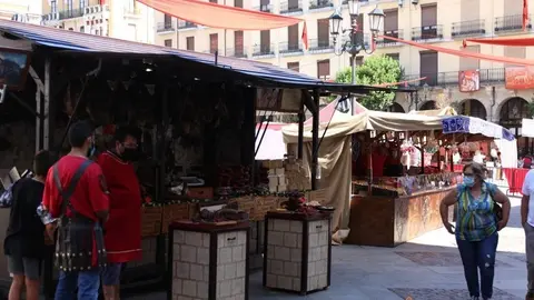 Uno de los puestos del Mercado Romano