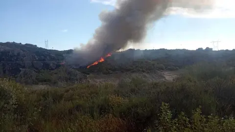 Imagen de archivo de un incendio