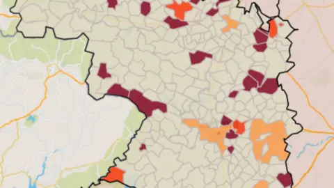 Mapa IA municipios a siete días (6 de septiembre)