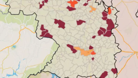 Mapa IA municipios a siete días (8 de septiembre)