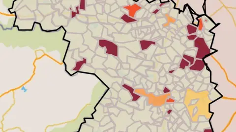 Mapa IA municipios a siete días (9 de septiembre)