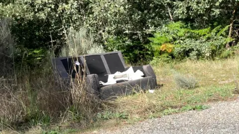sofá y lavabo en trefacio