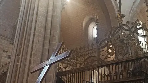 Llegada de la Cruz de los jóvenes. Fotografía: Facebook de la Diócesis de Zamora