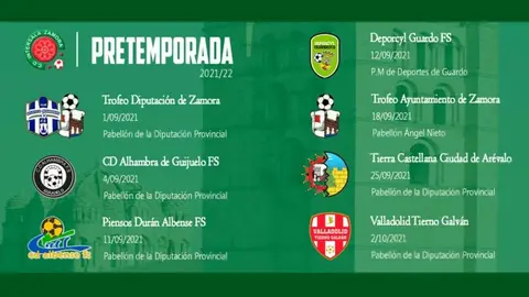 Calendario de los partidos