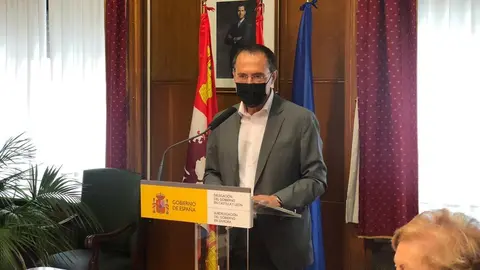 El subdelegado del Gobierno, Ángel Blanco, en rueda de prensa