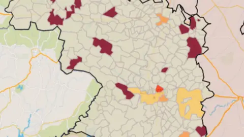 Mapa IA municipios a siete días (13 de septiembre)