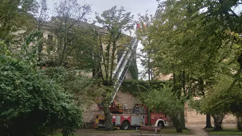 Actuación Bomberos filtraciones