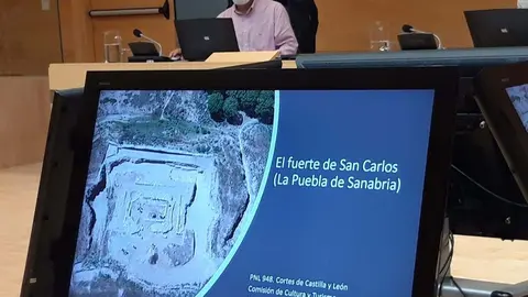 PSOE-Cortes CyL. JI Martín Benito en Comisión Cultura Fuerte San Carlos 14-09-2021