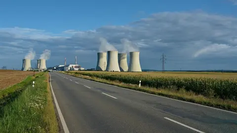 Foto de archivo energía nuclear