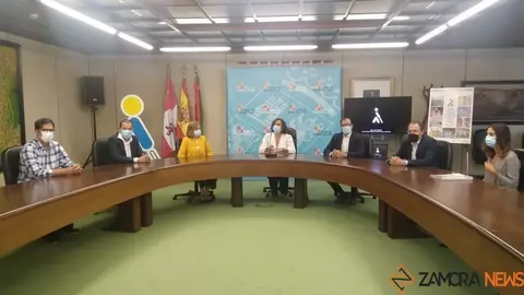 Presentación del Día de la ONCE en la delegación territorial de la JUnta