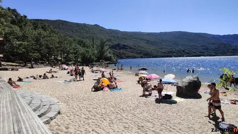 playa viquiella Lago d eSanabria