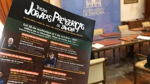 Cartel de las III Jornadas Prehistóricas