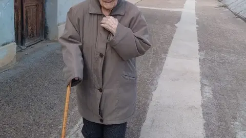 Pepa Álvarez, de paseo por Granja de Moreruela