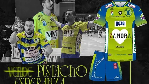 Primera equipación de BM Zamora para la temporada 2021/22.