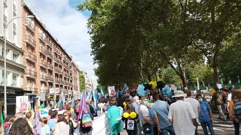 Protesta de zamoranos en Madrid contra la temporalidad pública