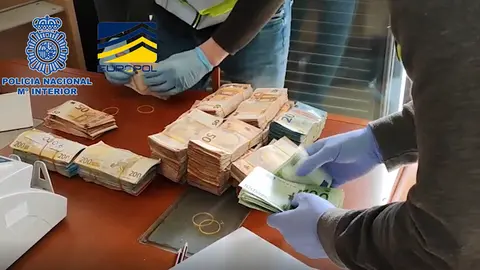 Imágenes de la operación policial