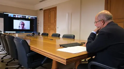 Francisco Igea en la sesión plenaria telemática