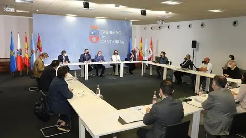 Reunión de coordinación entre Castilla y León, Cantabria, Galicia y Asturias