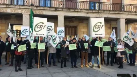 Imagen de archivo de una concentración de CSIF