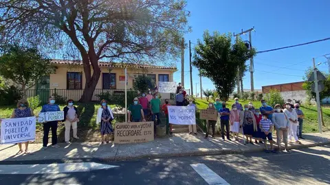 Protesta por la sanidad rural digna en Pozoantiguo